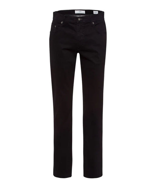 Brax Marathon 4-Seasons Pant in Perma Black- Cooper 5 Pocket Model