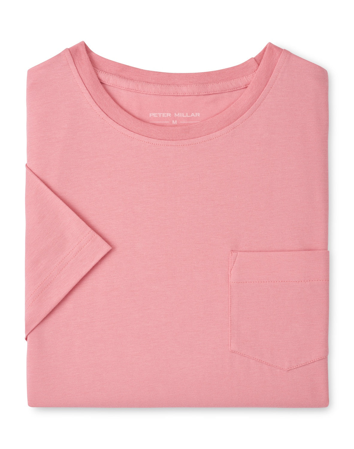 Peter Millar Crown Comfort Pocket Tee in Venetian Pink