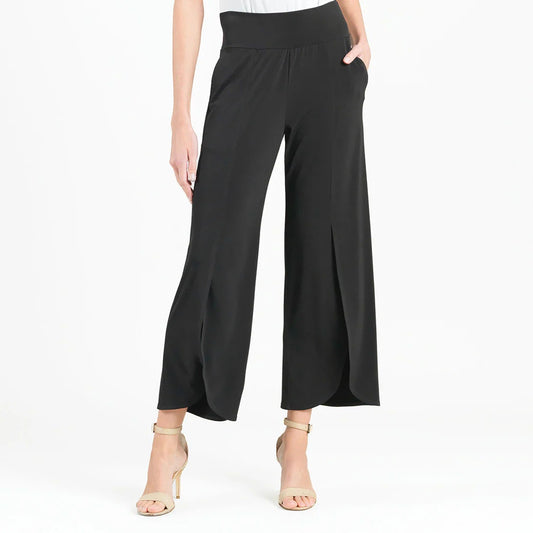 Women Clara Sun Woo Ankle Length Petal Pant in Black