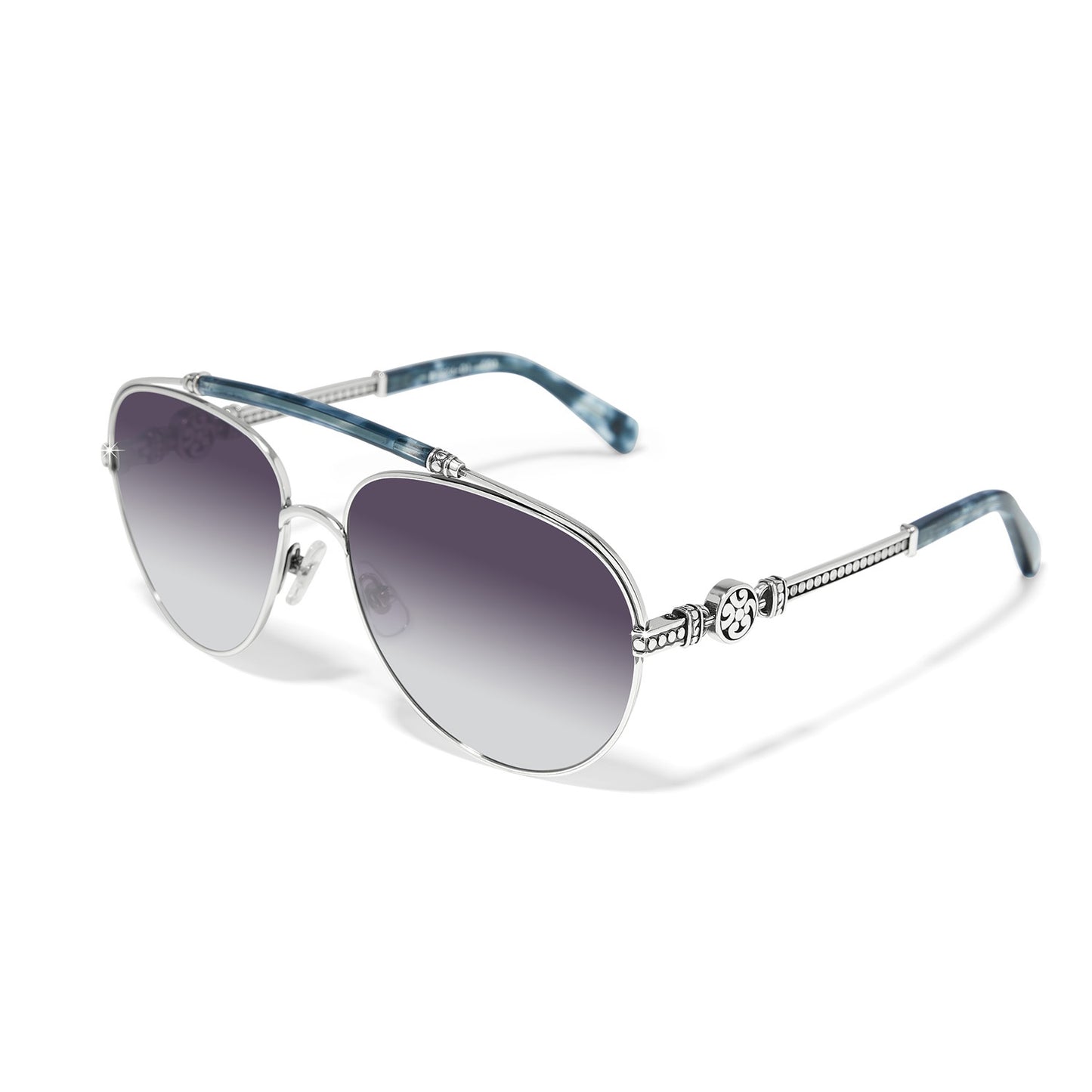 Womens Brighton Contempo Medallion Aviator Sunglasses
