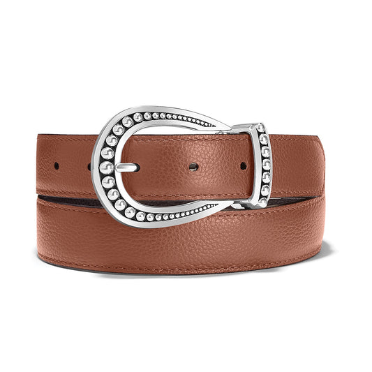 Womens Brighton Really Tough Reversible Belt Bourbon/Black