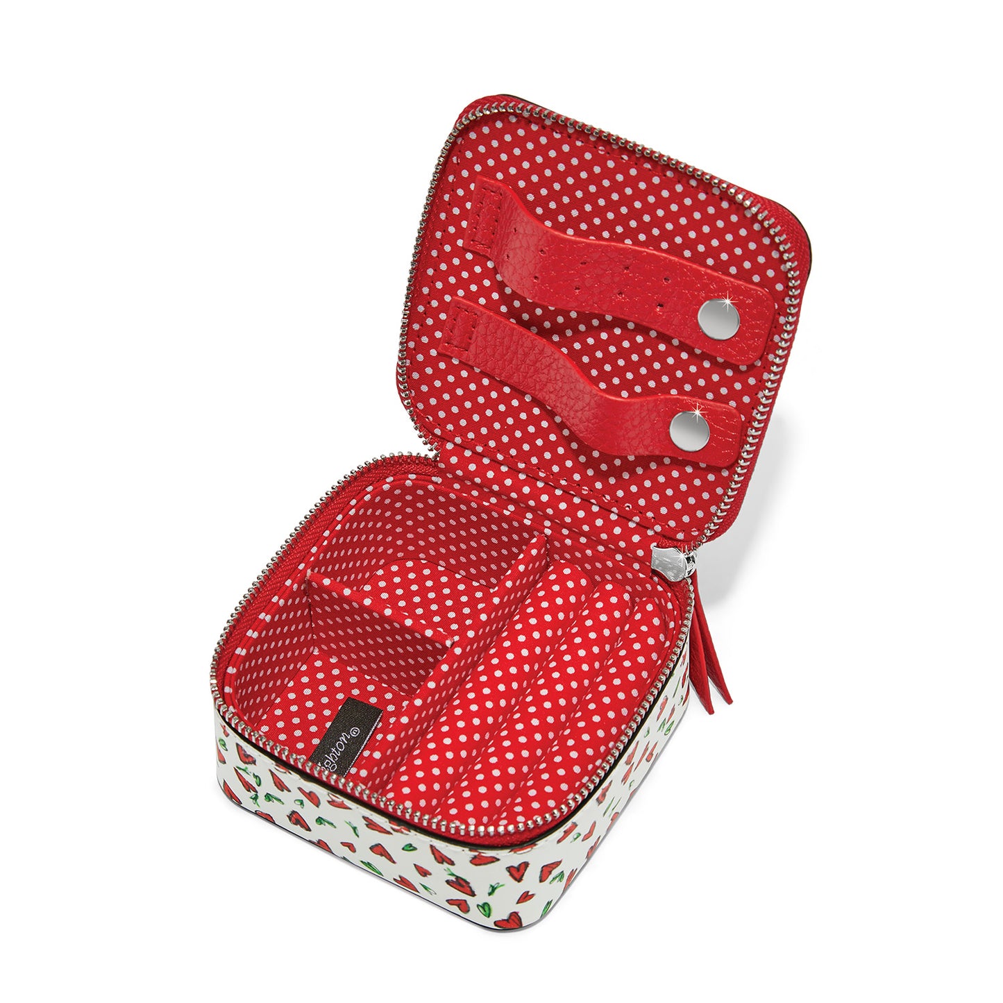 Womens Brighton Love Tweet II Square Jewelry Case