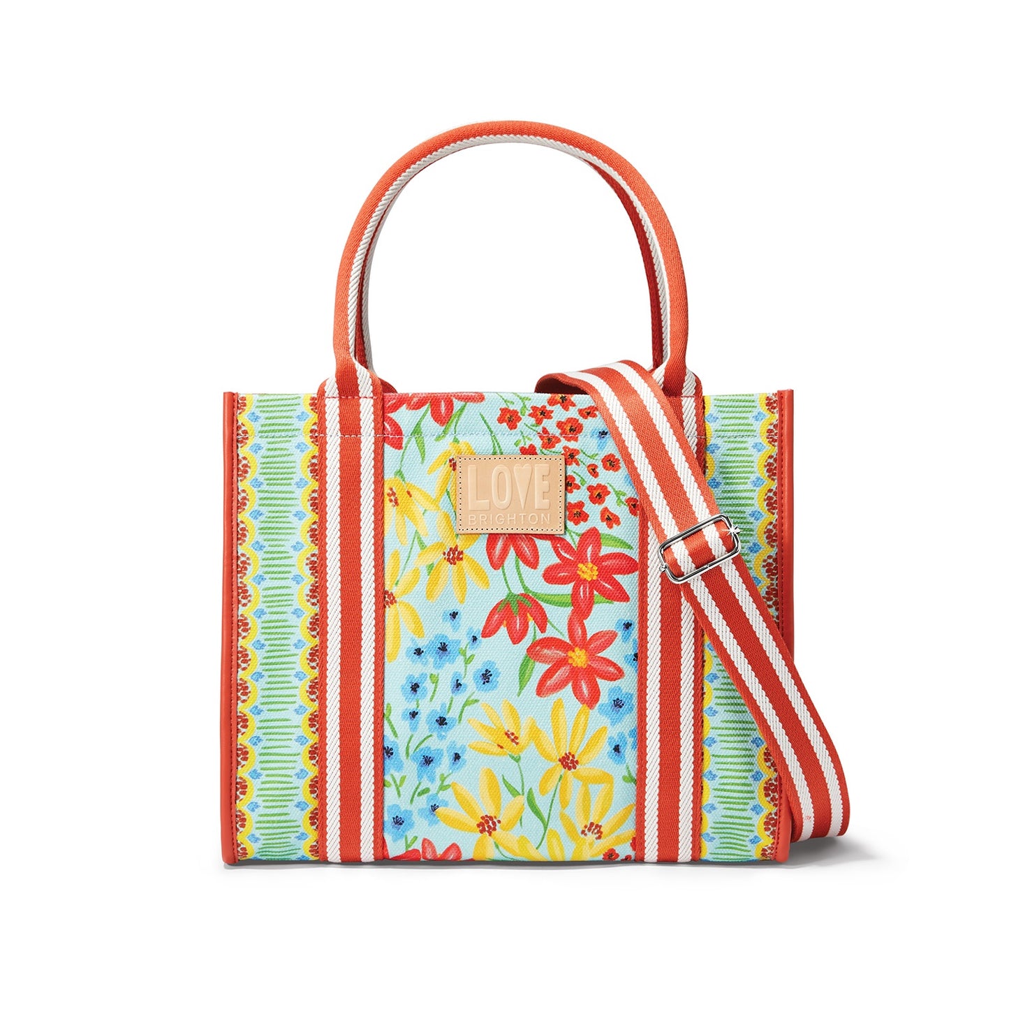 Womens Brighton Painterly Garden Canvas Carryall