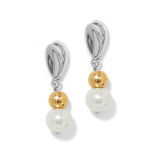 Womens Brighton Cascade Unity Pearl Post Drop Earrings