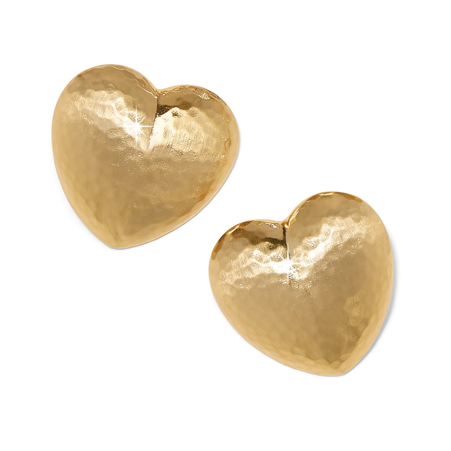 Womens Brighton Trianon Heart Earrings in Gold