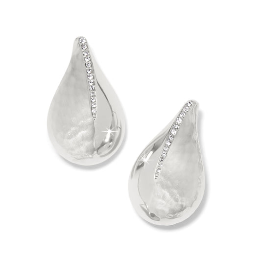 Womens Brighton Nile Large Post Earrings in Silver