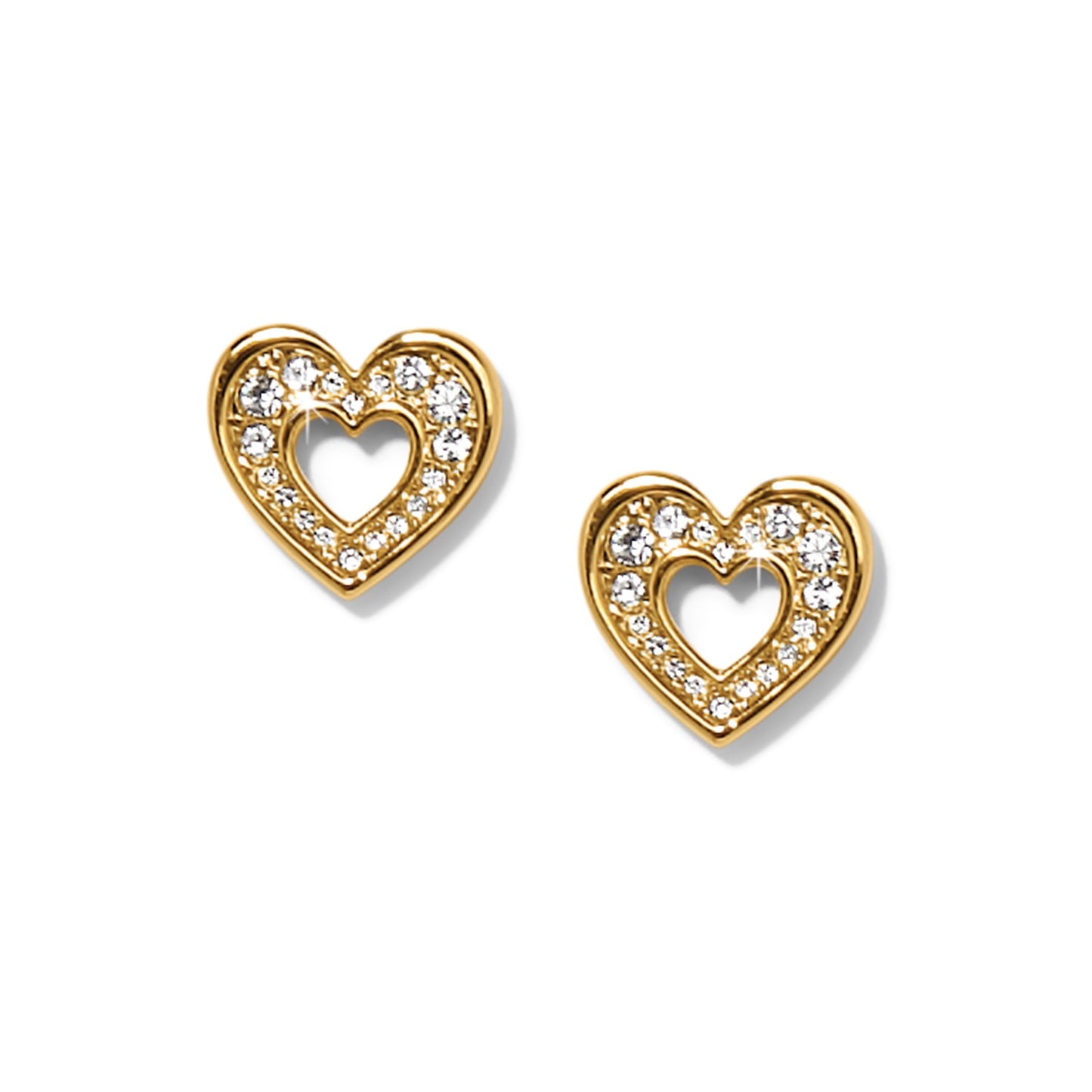 Womens Brighton Enchanting Heart Post Earrings