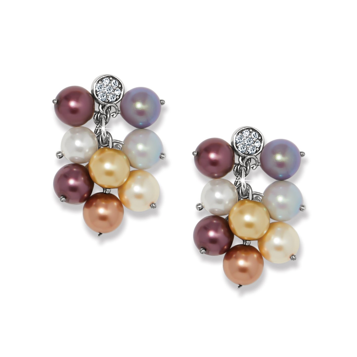 Womens Brighton Pearl-icious Multi Post Drop Earrings