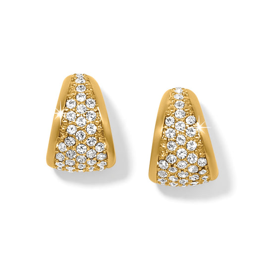 Womens Brighton Meridian Small Hoop Earrings in Gold