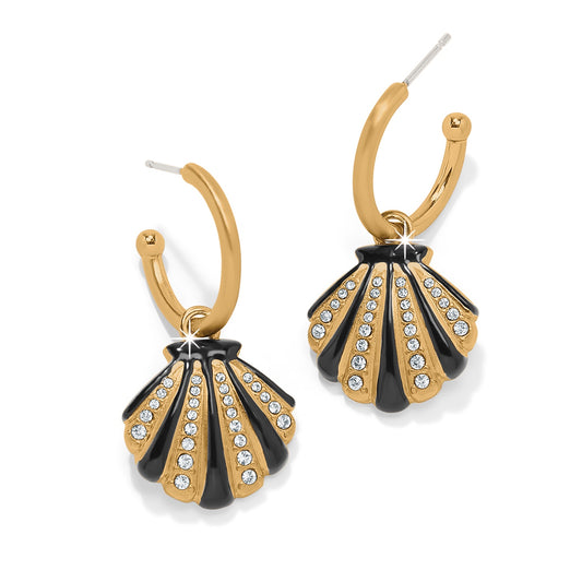 Womens Brighton Twilight Waters Shell Hoop Earrings