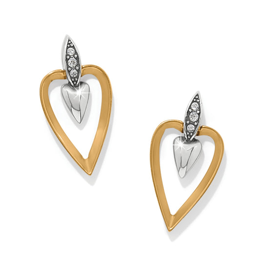 Womens Brighton Love Messages B Calm Post Earrings