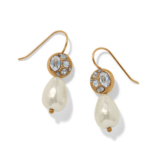Womens Brighton Trust Your Journey Petite Pearl French Wire Earrings
