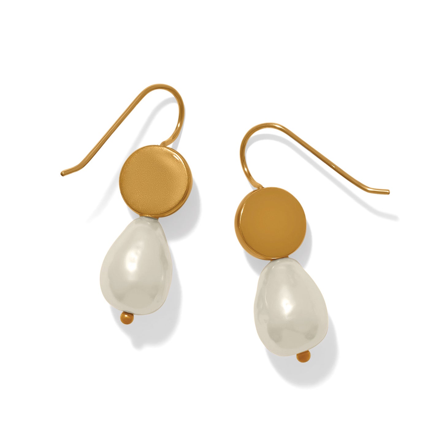 Womens Brighton Trust Your Journey Petite Pearl French Wire Earrings