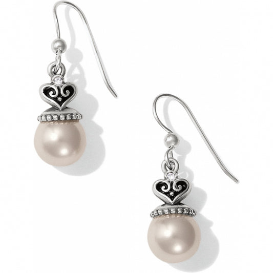 Womens Brighton Alcazar Pearl Drop French Wire Earrings