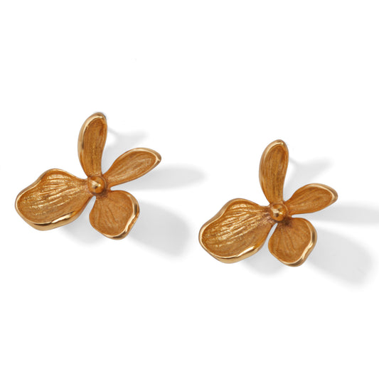 Womens Brighton Everbloom Post Earrings in Gold