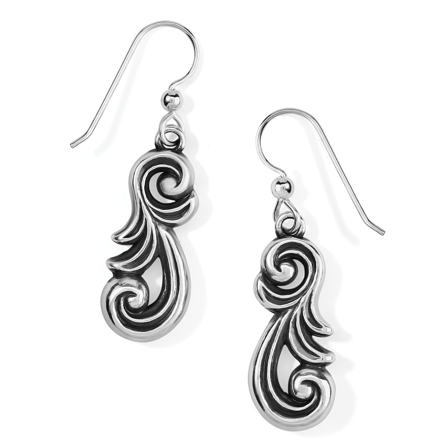 Womens Brighton Alana Scroll French Wire Earrings