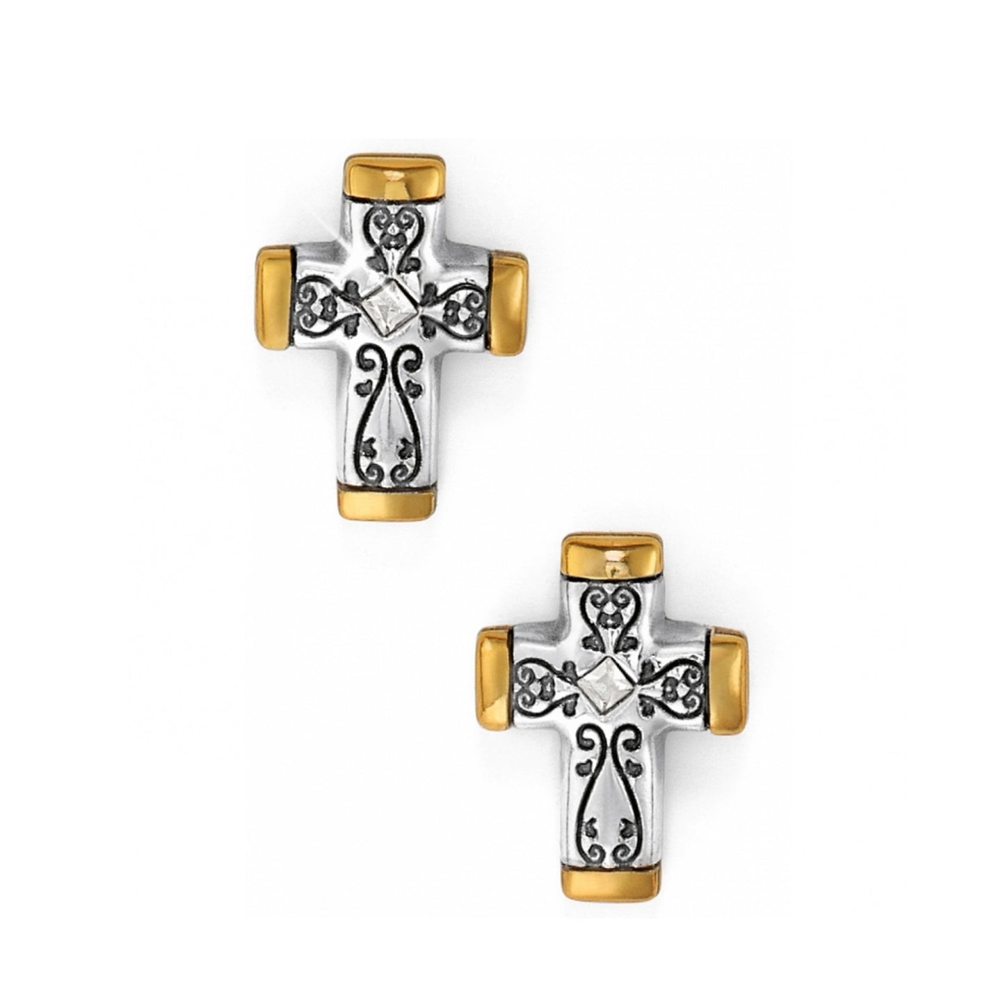 Womens Brighton Venezia Cross Post Earrings