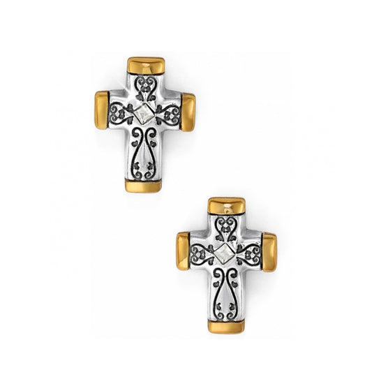 Womens Brighton Venezia Cross Post Earrings