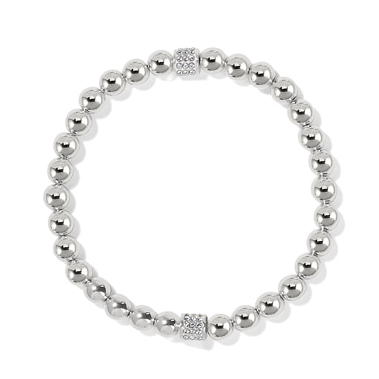 Womens Brighton Meridian Petite Stretch Bracelet in Silver