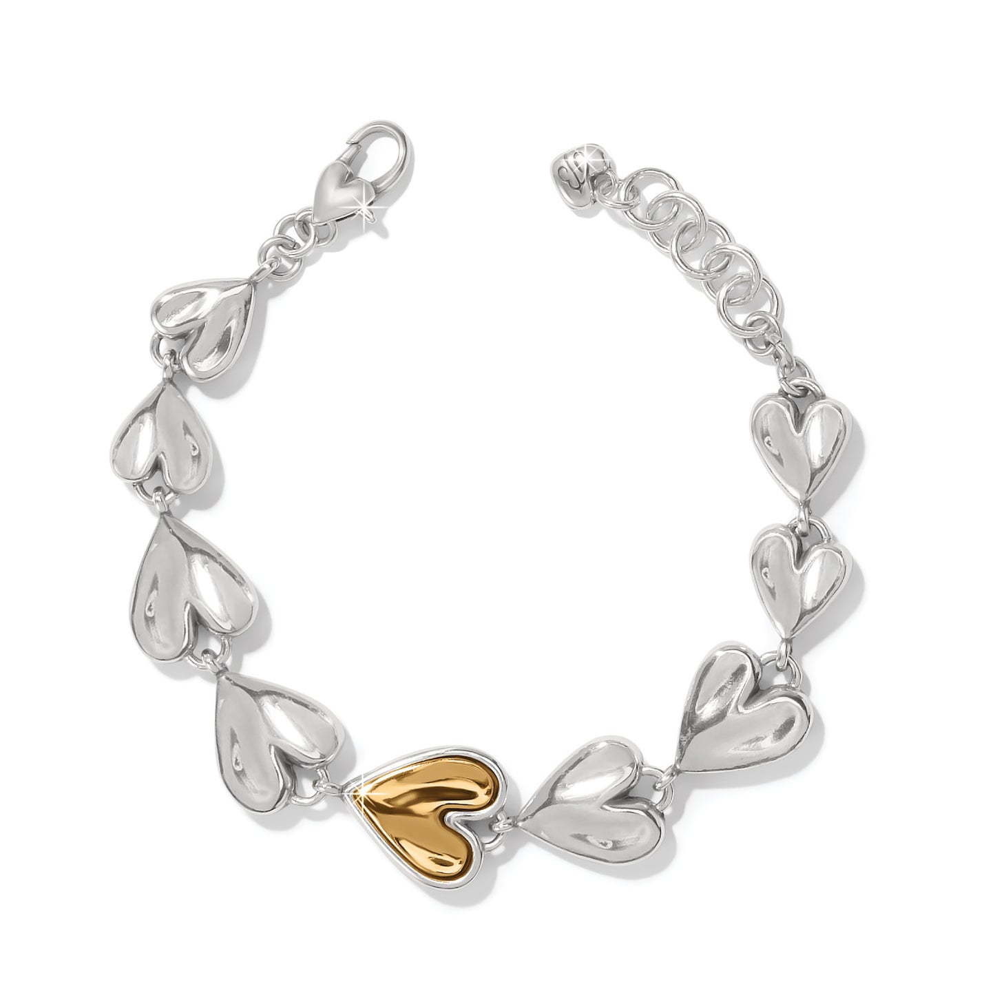 Womens Brighton Cascade Heart Bracelet