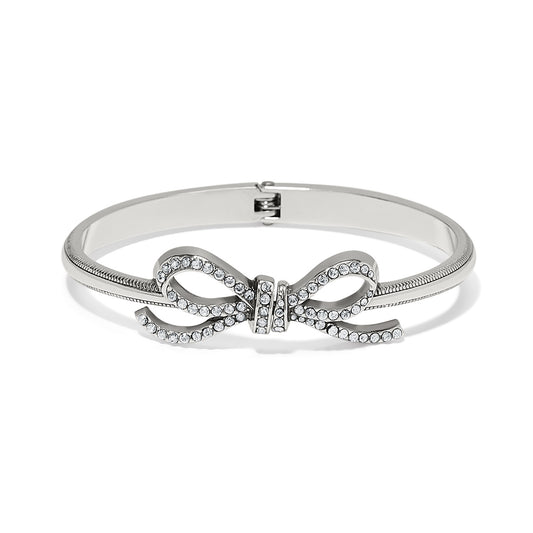 Womens Brighton Illumina Bow Hinged Bangle