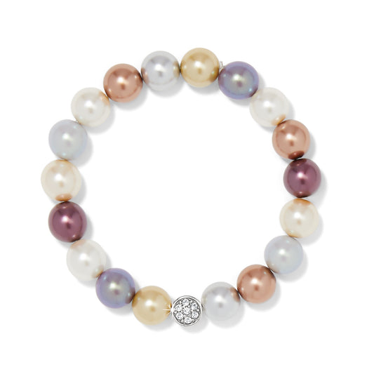 Womens Brighton Pearl-icious Stretch Bracelet Multi