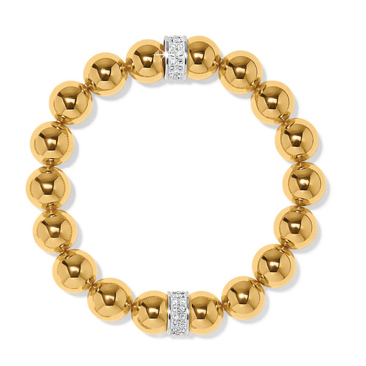 Womens Brighton Meridian Stretch Bracelet in Gold