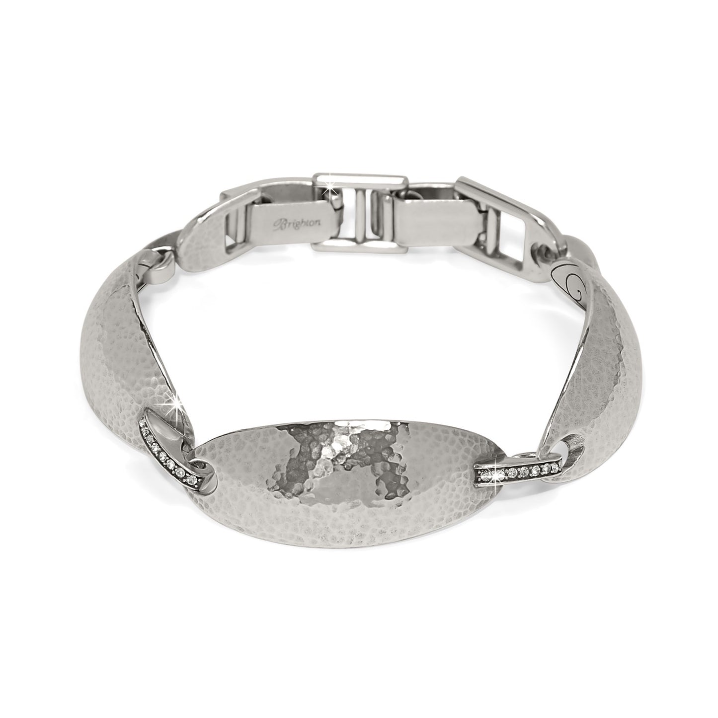 Womens Brighton Meridian Orbit Link Bracelet in Silver