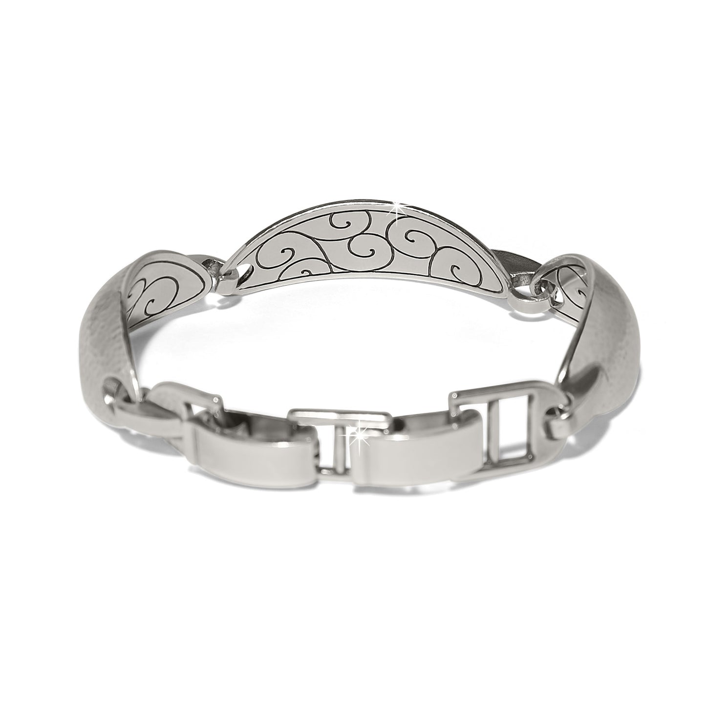 Womens Brighton Meridian Orbit Link Bracelet in Silver