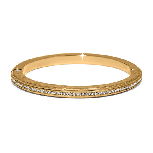 Womens Brighton Meridian Orbit Hinged Bangle in Gold