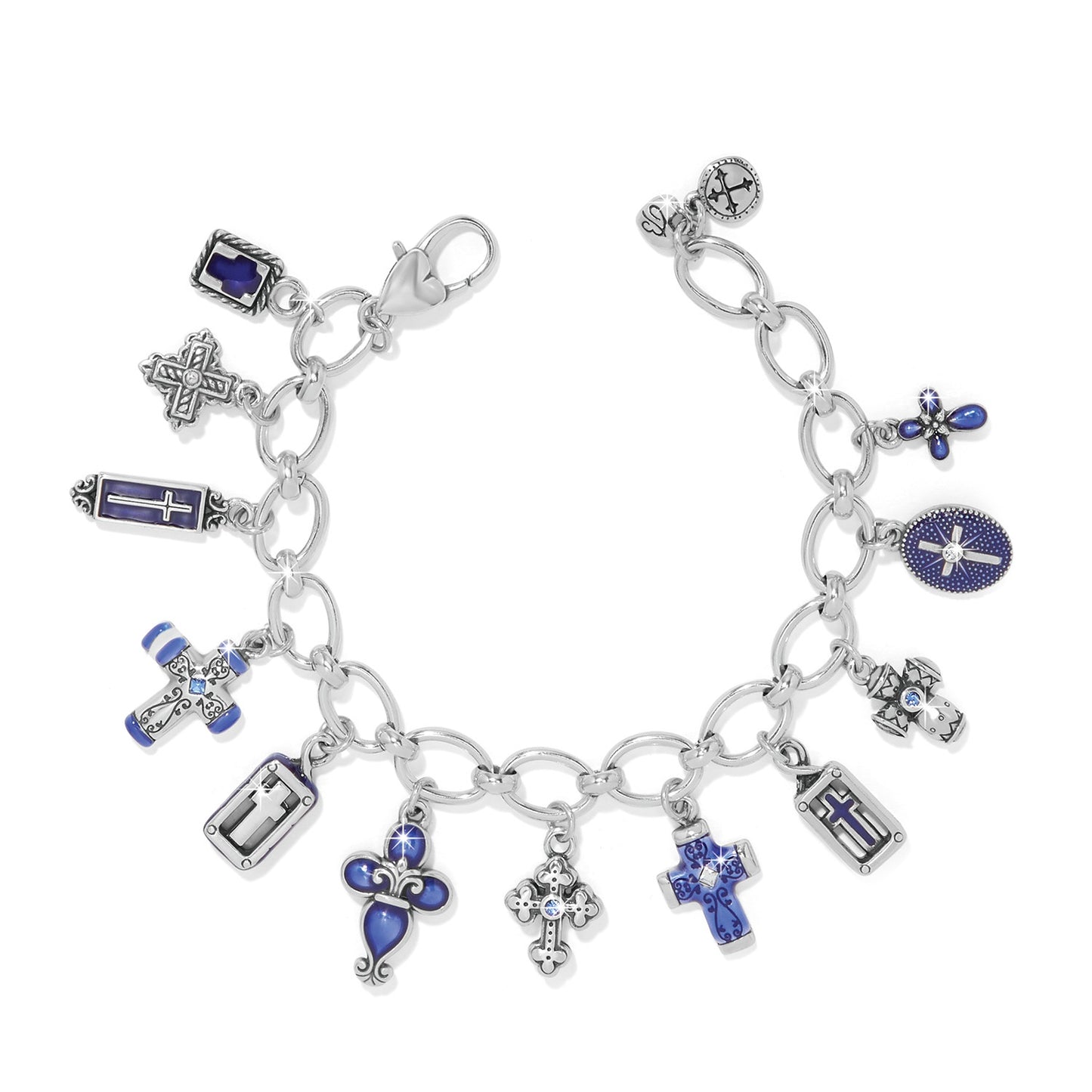 Womens Brighton Unity Cross Charm Bracelet