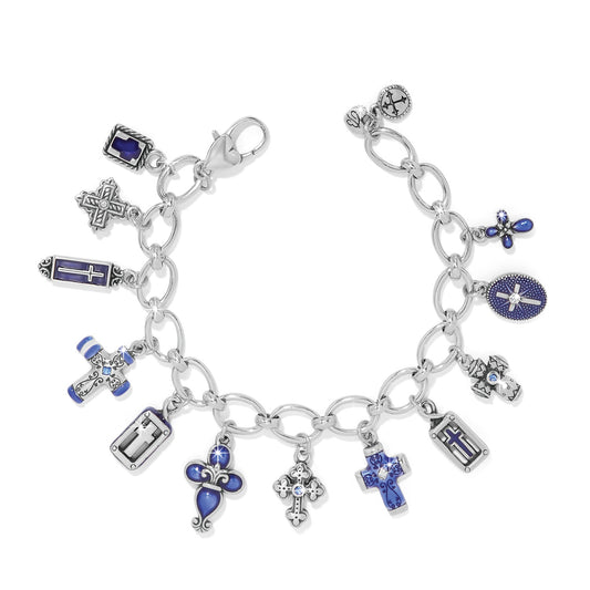 Womens Brighton Unity Cross Charm Bracelet