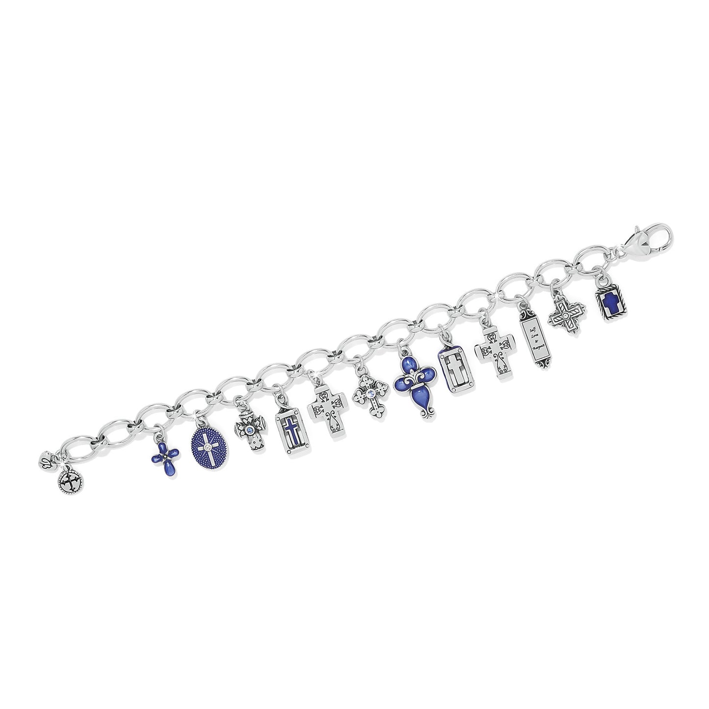 Womens Brighton Unity Cross Charm Bracelet