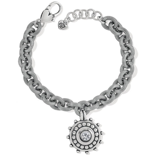 Womens Brighton Pebble Dot Medali Chain Bracelet