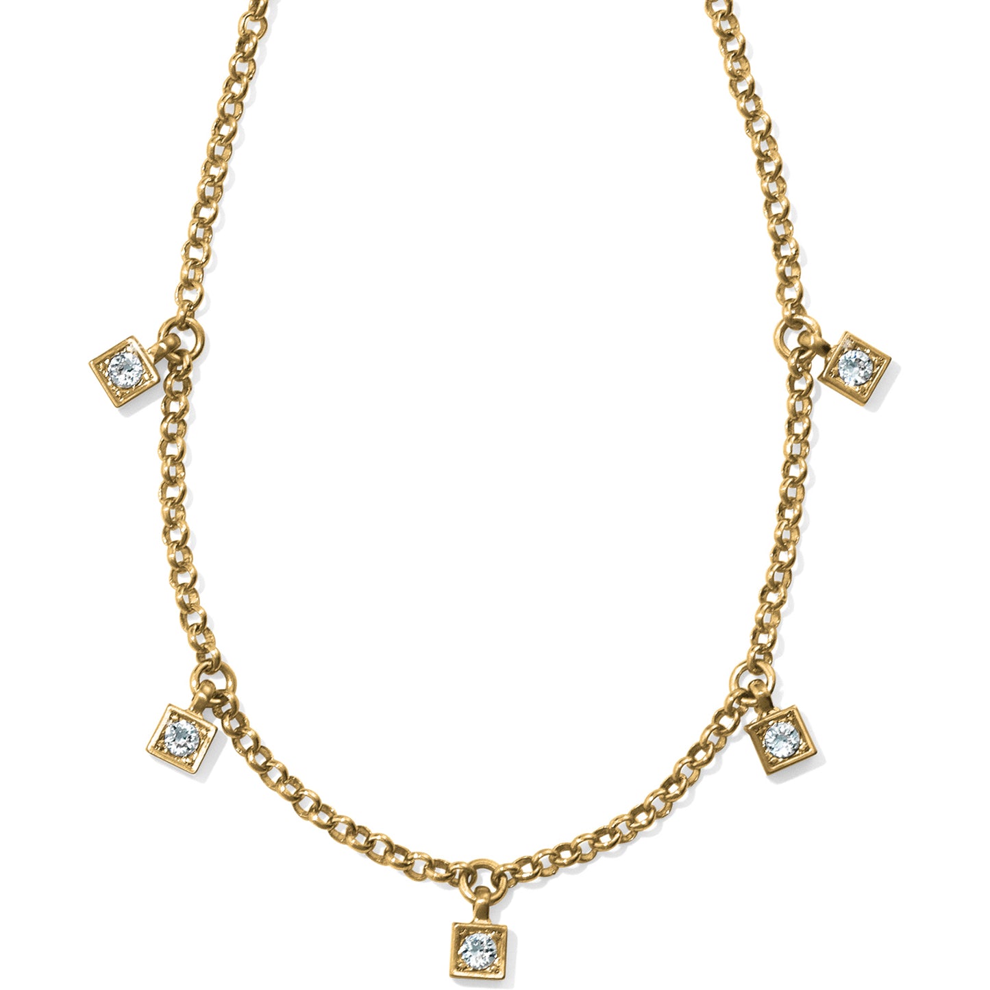 Womens Brighton Meridian Zenith Station Necklace in Gold