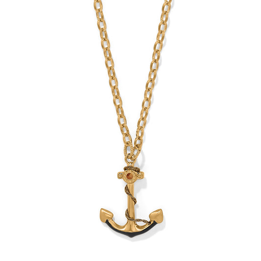 Womens Brighton Twilight Waters Anchor Necklace