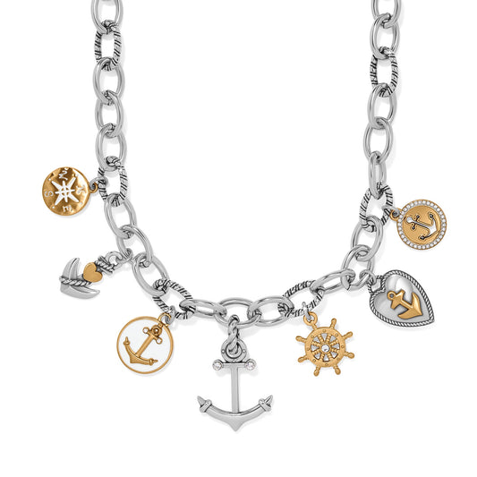 Womens Brighton Anchors Aweigh Necklace