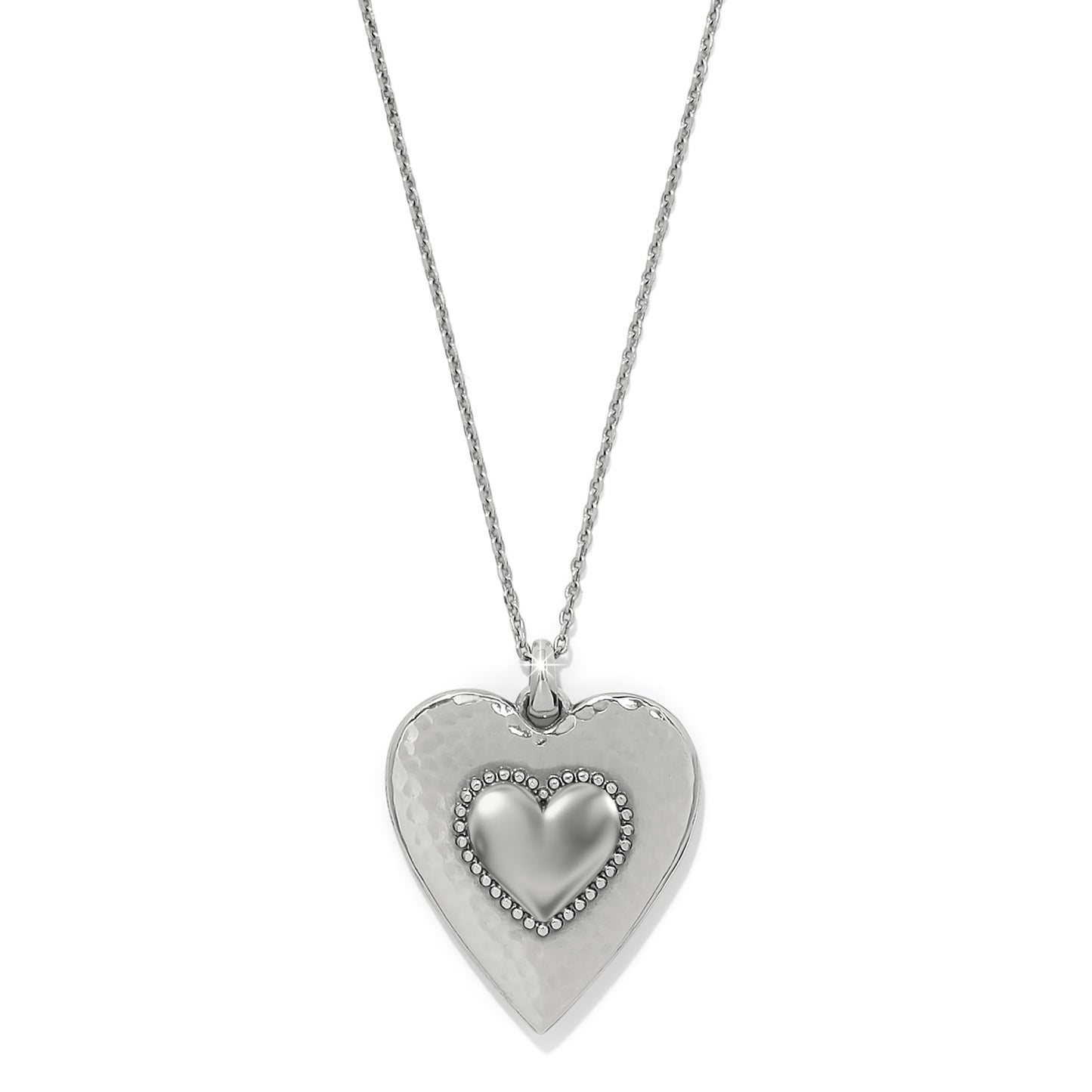 Womens Brighton Pretty Tough Gem Heart Necklace