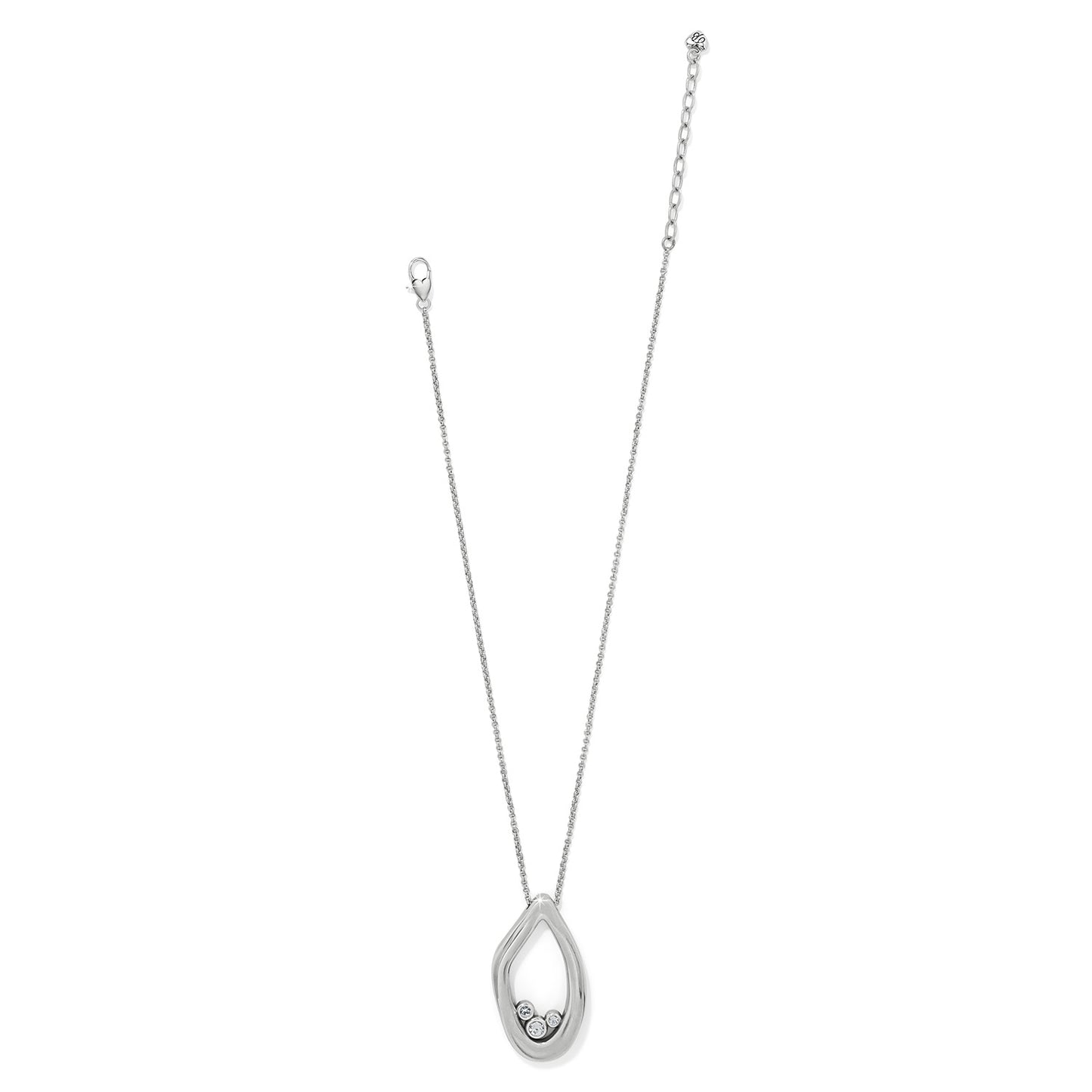 Womens Brighton Cascade Lumina Necklace in Silver
