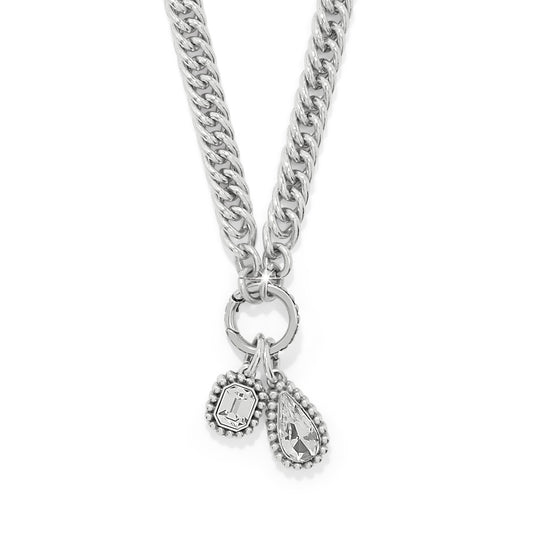 Womens Brighton Twinkle Luxe Charm Link Necklace