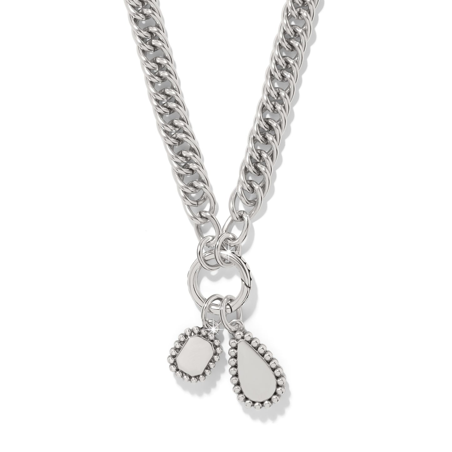 Womens Brighton Twinkle Luxe Charm Link Necklace