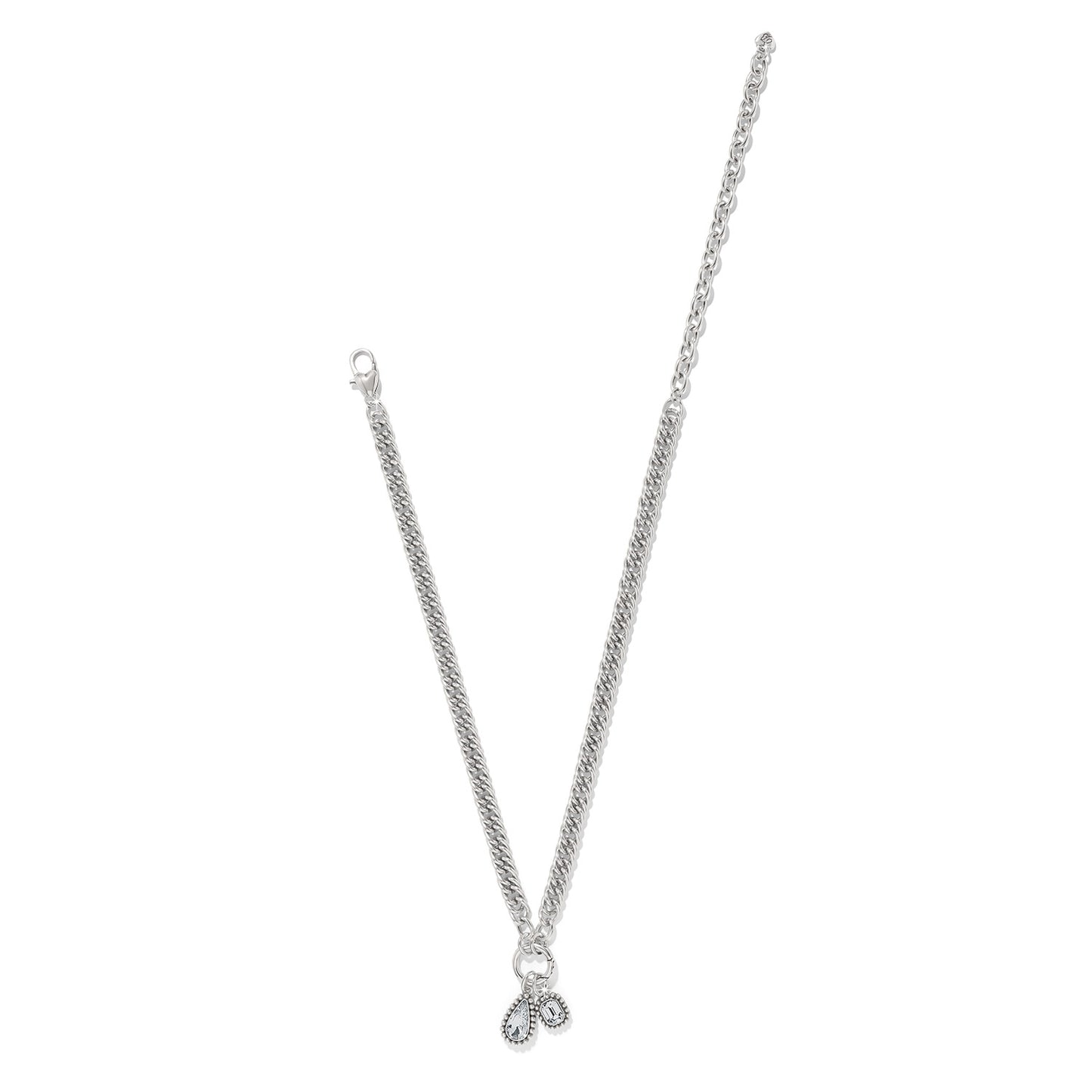 Womens Brighton Twinkle Luxe Charm Link Necklace