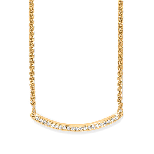 Womens Brighton Meridian Geo Bar Necklace in Gold