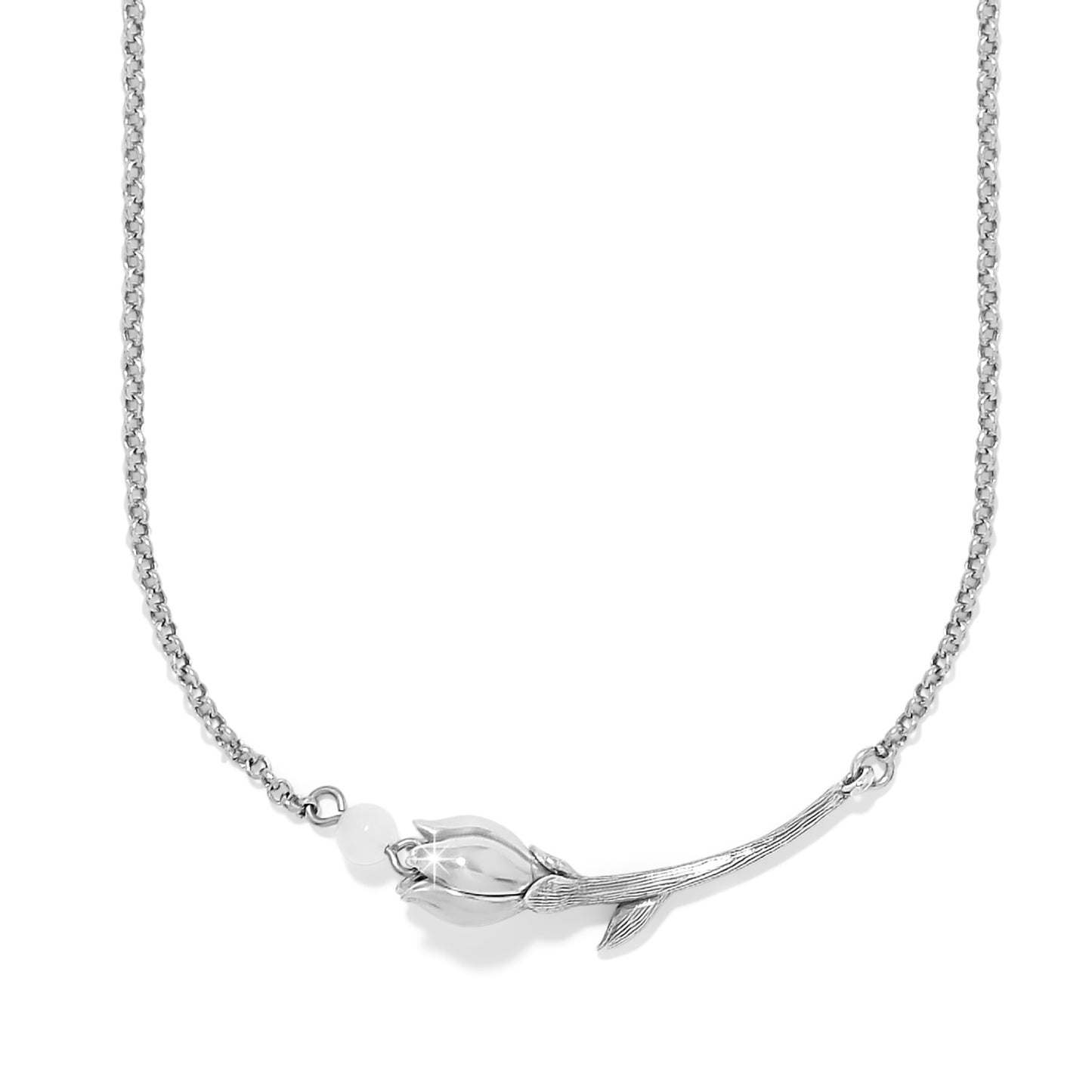 Womens Brighton La Tulipe Petal Bar Necklace