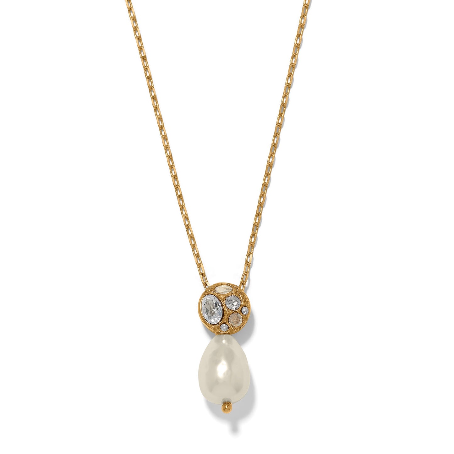 Womens Brighton Trust Your Journey Petite Pearl Necklace