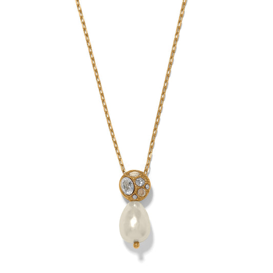 Womens Brighton Trust Your Journey Petite Pearl Necklace
