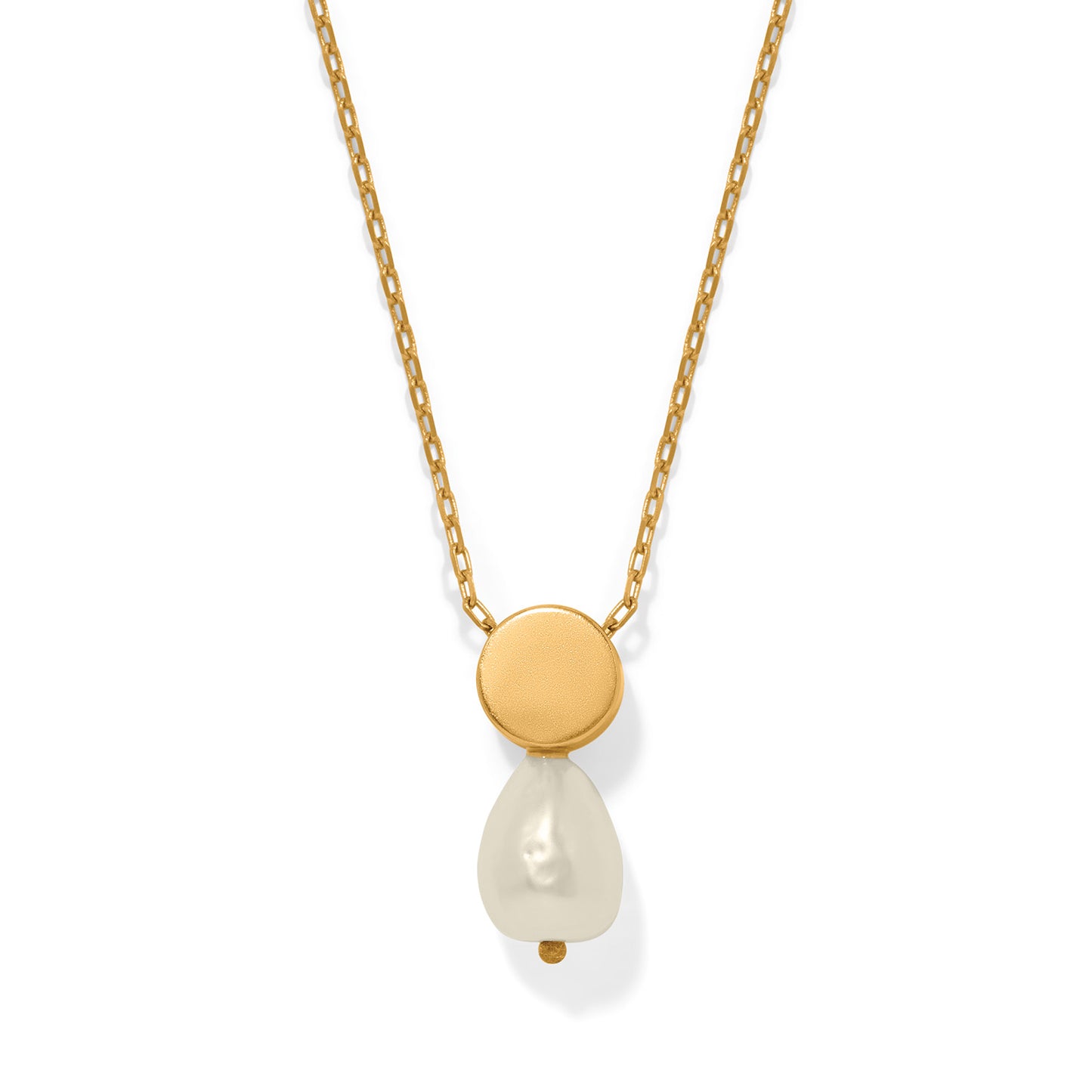 Womens Brighton Trust Your Journey Petite Pearl Necklace