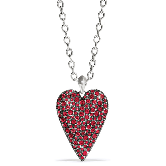 Womens Brighton Glisten Heart Convertible Necklace