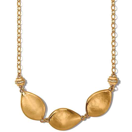 Womens Brighton Meridian Limens Flora Short Necklace in Gold