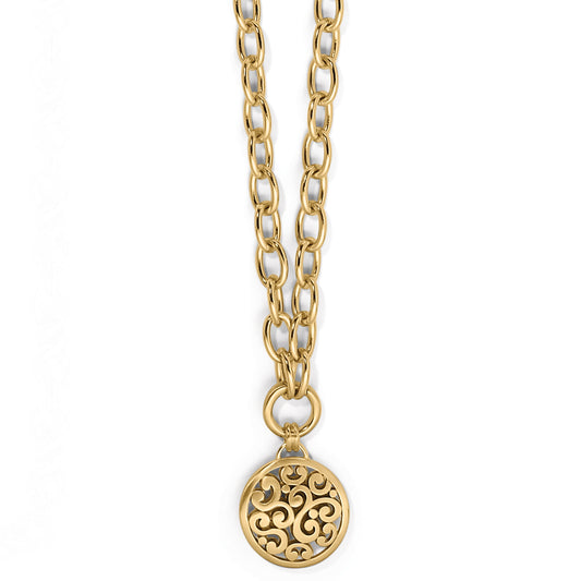 Womens Brighton Contempo Medallion Charm Necklace